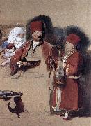 Sir David Wilkie Sotiri, Dragoman of Mr Colquhoun oil painting